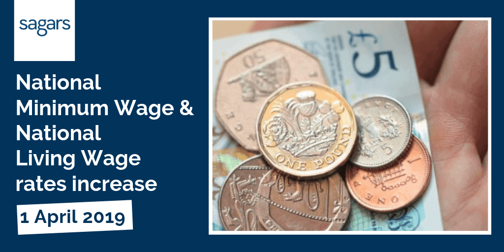 National minimum and national living wage rates increase on 1st April 2019